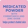 Medicated Protecting Powder With Zinc Oxide &amp; Cornstarch-Talc Free, 5 Ounce (4 Pack)