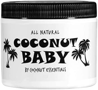 Coconut Essentials Baby Oil For Hair &amp; Skin Care, Natural &amp; Organic, Oil For Cradle Cap, And Infant Scalp Relief, Hair Oil For Adult And Newborn, Sensitive Skin Moisturizer, Unscented - 2 Fl Oz