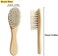 Baby Hair Brush With Wooden Handle And Super Soft Goat Bristles For Newborns &amp; Toddlers