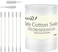 Baby Cotton Swabs, Paper Sticks Cotton Buds For Baby Ear Nose Clean-200Pcs(Spiral &amp; Round)