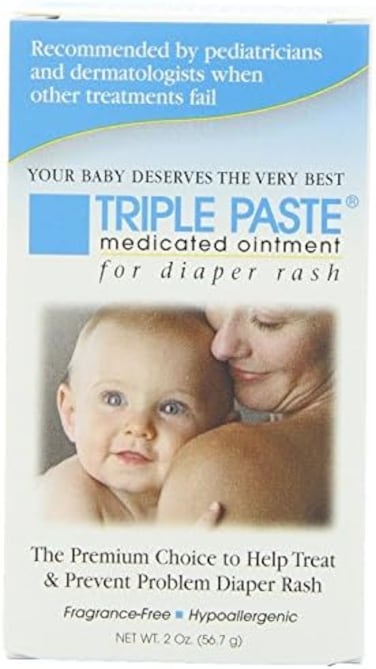 Triple Paste Triple Paste Medicated Ointment For Diaper Rash, 2-Ounce (Pack Of 2)