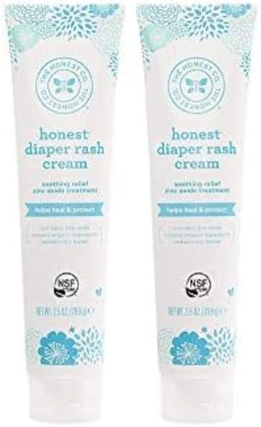 The Honest Company Diaper Rash Cream, 2.5Oz - 2 Pack