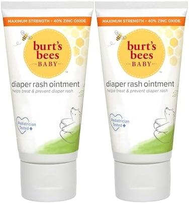 Burt's Bees Baby Diaper Rash Ointment, 100% Natural Skin Care, 3 Ounce (2 Pack)