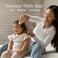 Natemia Premium Wooden Baby Hair Brush And Comb Set &ndash; Natural Soft Bristles &ndash; Ideal For Cradle Cap - Perfect Baby Registry Gift