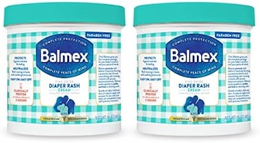 Diaper Rash Cream With Zinc Oxide 16 Oz (Pack Of 2)