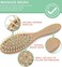 Wooden Baby Hair Brush And Comb Set (4-Piece) For Newborns And Toddlers, Ideal For Baby Cradle Cap, Wood Bristles Baby Massage And Scalp Brush, Perfect For Baby Registry Gift Set