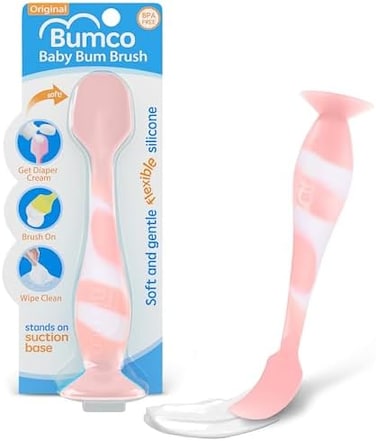Bumco Diaper Cream Spatula - Bpa-Free Diaper Bag Essentials, Soft Butt Spatula Mom-Invented Butt Paste Spatula, Bumco Diaper Cream Spatula, Flexible Diaper Cream Applicator, Bumco