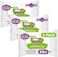Wipes 30 Piece Gentle Saline For Stuffy Noses Simply Unscented, 3 Count
