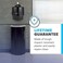 Zogics Gym Wipes Dispenser, Wall-Mounted, Upward Pull, Black Transparent Plastic