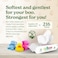 Tree-Free Bamboo Baby Wipes, Eco-Friendly Naturally Derived Baby Wipes For Sensitive Skin, 3 Resealable Peel Tab Travel Packs, 72 Wipes Per Pack, Total Of 216 Wipes