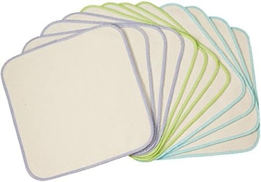 Organic Flannel Baby Wipes 12 Pack