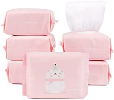 Baby Dry Wipe,100% Cotton,Dry Wipe Cotton Tissues,Baby Sensitive Skin,Taking Care Of Baby Skin,7.9 X 4.7 In 6-Pack (600 Count)