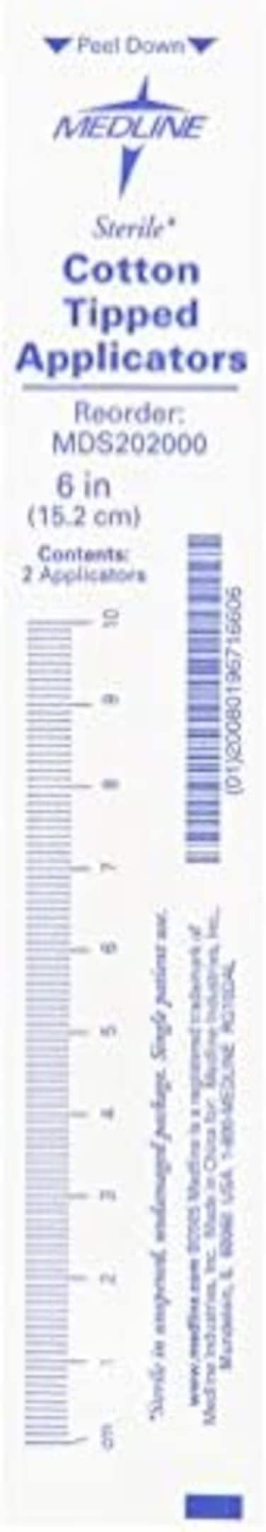 أدوات تطبيق معقمة ذات رؤوس قطنية