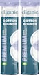 Cliganic Premium Cotton Rounds For Face (200 Count), Makeup Remover Pads, Hypoallergenic, Lint-Free, 100% Pure Cotton