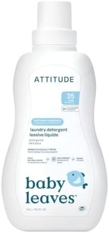 Attitude Laundry Detergent - Natural - 35 Loads-1.05L-Extra Gentle- Soothing Chamomile-Camomile Apaisante