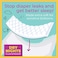 Diaper Booster Pads - Booster Pads - 30 Count - Overnight &amp; Travel Protection