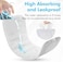 Lukloy Pack Of 6 Bamboo Microfiber Inserts Liners For Adults Cloth Diapers For Incontinence Care, 4-Layer Washable ReUSAble Large Absorbent (6)