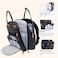Diaper Bag Backpack, Babbleroo Baby Nappy Changing Bags Multifunction Waterproof Travel Back Pack