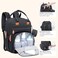 Diaper Bag Backpack, Babbleroo Baby Nappy Changing Bags Multifunction Waterproof Travel Back Pack