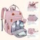 Diaper Bag Backpack, Babbleroo Baby Nappy Changing Bags Multifunction Waterproof Travel Back Pack