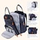 Diaper Bag Backpack, Babbleroo Baby Nappy Changing Bags Multifunction Waterproof Travel Back Pack