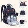 Diaper Bag Backpack, Babbleroo Baby Nappy Changing Bags Multifunction Waterproof Travel Back Pack