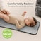 Keababies Portable Diaper Changing Pad - Waterproof Foldable Baby Changing Mat - Travel Diaper Change Mat - Lightweight Changing Pads For Baby - Baby Changer - Machine Washable (Black Geo)