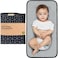 Keababies Portable Diaper Changing Pad - Waterproof Foldable Baby Changing Mat - Travel Diaper Change Mat - Lightweight Changing Pads For Baby - Baby Changer - Machine Washable (Black Geo)
