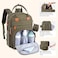 Diaper Bag Backpack, Babbleroo Baby Nappy Changing Bags Multifunction Waterproof Travel Back Pack