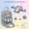 Neutral All-In-One Diaper Bag Backpack For Boys Girls