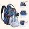Diaper Bag Backpack, Babbleroo Baby Nappy Changing Bags Multifunction Waterproof Travel Back Pack