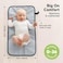 Keababies Portable Diaper Changing Pad - Waterproof Foldable Baby Changing Mat - Travel Diaper Change Mat - Lightweight Changing Pads For Baby - Baby Changer - Machine Washable (Navy Blue)