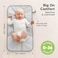 Keababies Portable Diaper Changing Pad - Waterproof Foldable Baby Changing Mat - Travel Diaper Change Mat - Lightweight Changing Pads For Baby - Baby Changer - Machine Washable (Gray Mod)