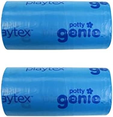Playtex Baby Potty Genie Liner Refill Bags 2 Pack, Blue