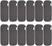 Wegreeco ReUSAble Soft 5 Layers 12 Pack Bamboo Charcoal Inserts For Baby Cloth Diaper,High Absorbing Washable Liners