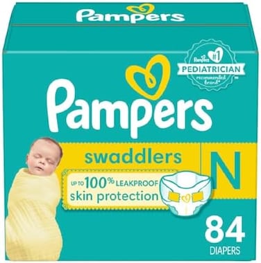 Pampers Swaddlers Newborn Diaper Size 0 84 Count