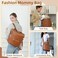 Leather Diaper Bag Backpack By Miss Fong, Backpack Diaper Bag With Changing Pad,Wipes Pouch,Diaper Bag Organizer