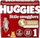 حفاضات هجيز مقاس 1، حفاضات ليتل سنجلرز لحديثي الولادة، مقاس 1 (8-14 رطل)، 32 قطعة