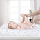 Biloban Waterproof Changing Pad Cover 2 Pack, 100% Organic Cotton Change Table Cover Sheets, Ultra Soft, Unisex White Grey Star Print