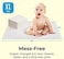 Peekapoo X-Large (30"X18") Disposable Changing Pads For Baby &ndash; Portable Changing Pad Liners For Mess Free Travel, Ultra Absorbent, Waterproof And Super Soft, 50 Count