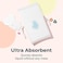 Peekapoo X-Large (30"X18") Disposable Changing Pads For Baby &ndash; Portable Changing Pad Liners For Mess Free Travel, Ultra Absorbent, Waterproof And Super Soft, 50 Count