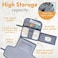 Kopi Baby Portable Diaper Changing Pad - Baby Changing Pad &amp; Diaper Changer Travel Bag, Smart Design Baby Changing Mat, Portable Changing Pad For Baby - Baby Changing Station, Infant Gift - Grey Arrow
