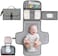 Kopi Baby Portable Diaper Changing Pad - Baby Changing Pad &amp; Diaper Changer Travel Bag, Smart Design Baby Changing Mat, Portable Changing Pad For Baby - Baby Changing Station, Infant Gift - Grey Arrow