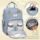 Ruvalino Diaper Backpack Large Diaper Backpack With Multifunctional Baby Bag And Mobile Changing Mat - Pacifier Holder - For Mom And Dad, One Size