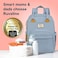Ruvalino Diaper Backpack Large Diaper Backpack With Multifunctional Baby Bag And Mobile Changing Mat - Pacifier Holder - For Mom And Dad, One Size