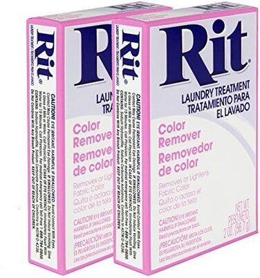 Rit Dye Pack Of 2 Laundry Treatment Color Remover