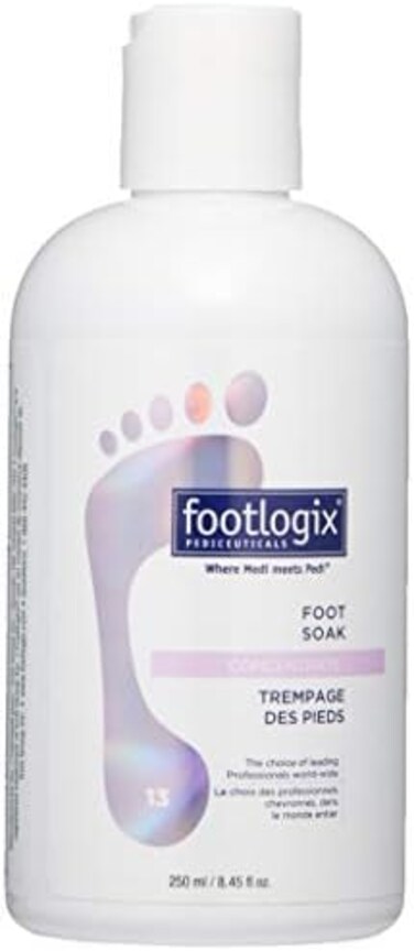 Footlogix Foot Soak Concentrate, 8.45 Oz - Gentle Cleansing, Foot Bath Soak, Soften Dry Feet And Calluses