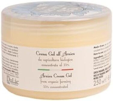 Arnica Gel Cream With A 35% Concentration - 8.45 Fl.Oz - The Most Concentrated - 100% Made In Italy - Arnica 35