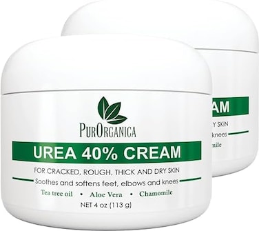 Pursources Urea 40% Foot Cream - Pack Of 2 &ndash; Limited Edition - Best Callus Remover - Moisturizes And Rehydrates Feet, Knees &amp; Elbows - For Thick, Cracked, Rough, Dead &amp; Dry Skin