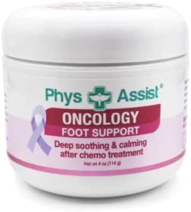 Physassist Oncology Foot Support, Soothing, Calming And Hydrating After Chemotherapy. 4 Oz Jar